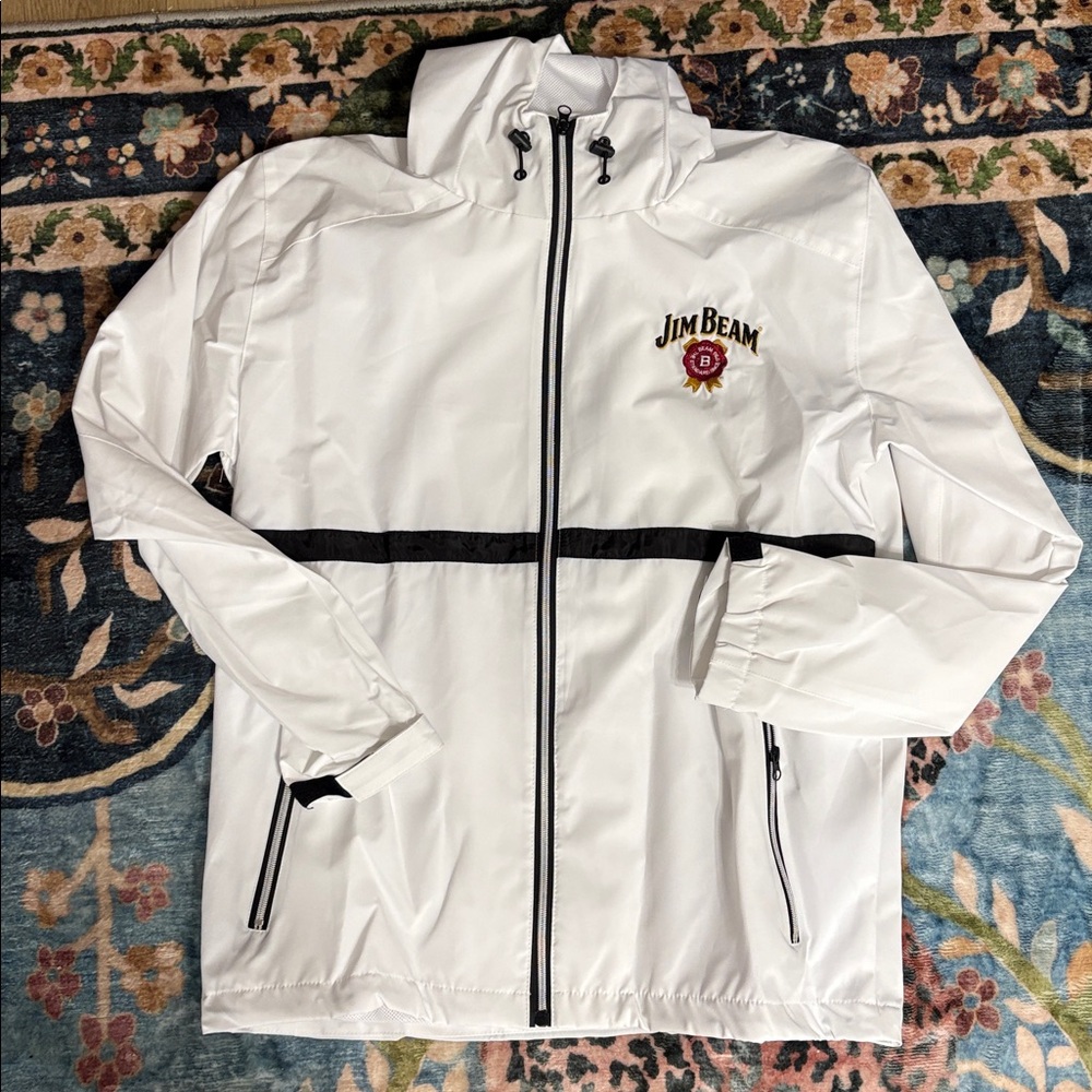 〰️ jim beam windbreaker | nwot